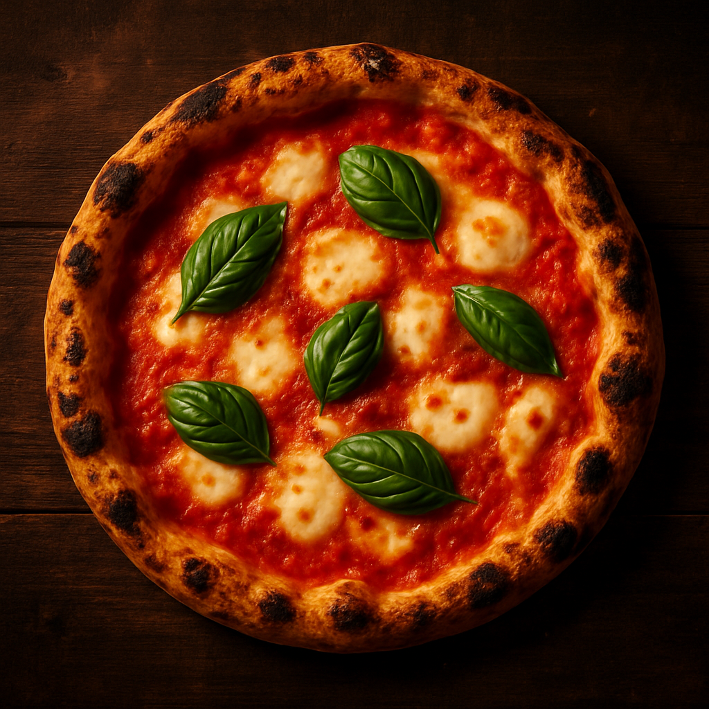 Authentic New York-style pizza fresh from the oven