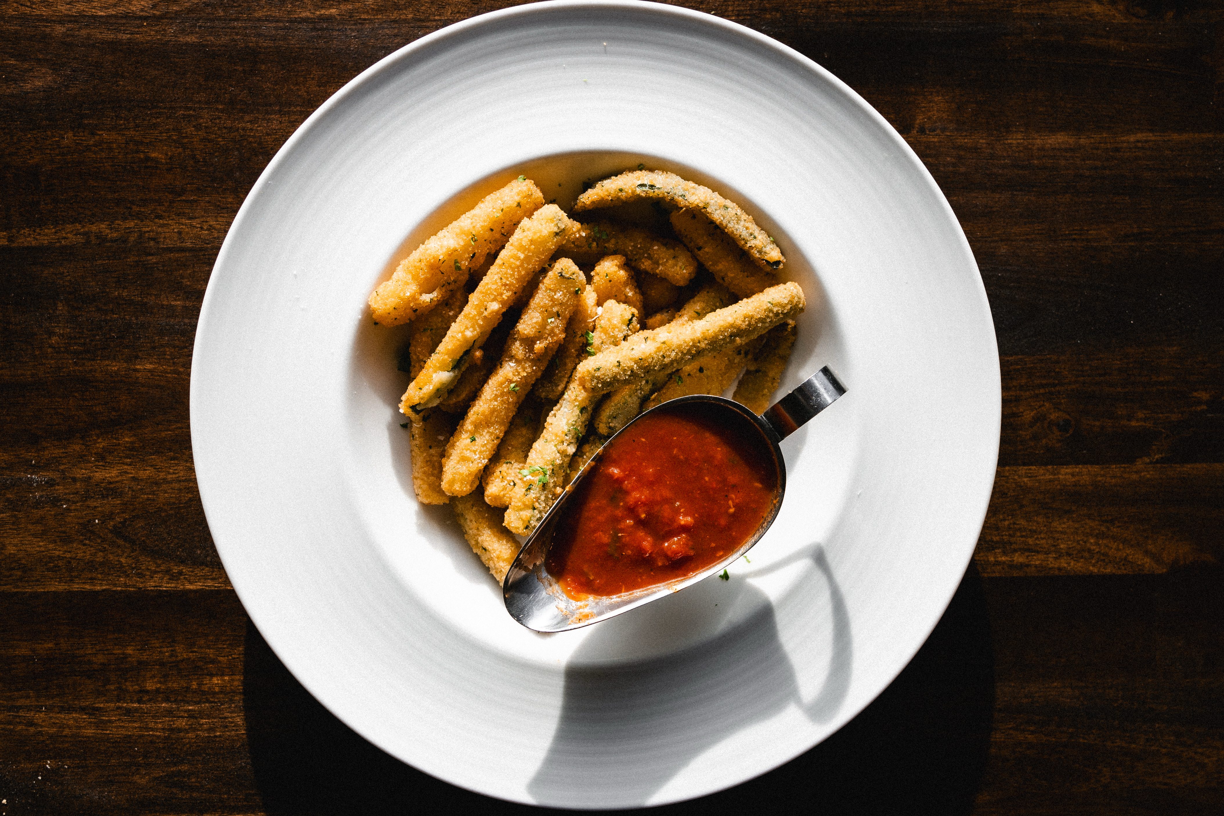 Fried Zucchini Sticks.