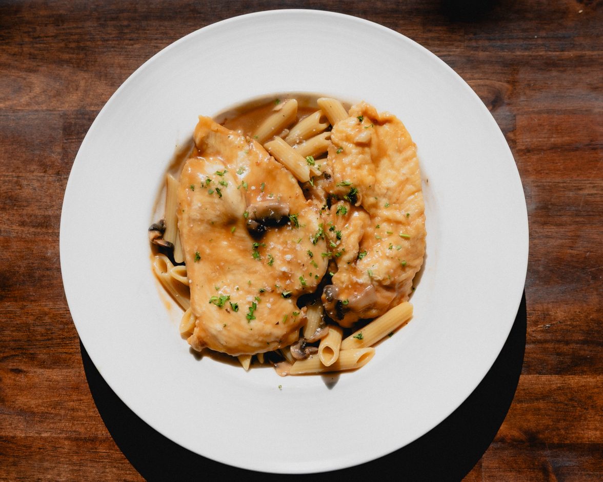 Veal Marsala Entrée.