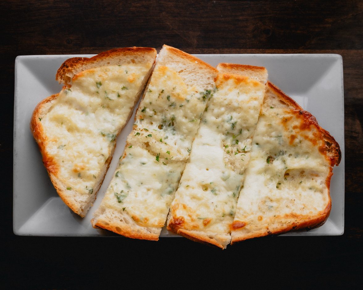 Garlic Bread with Mozzarella.