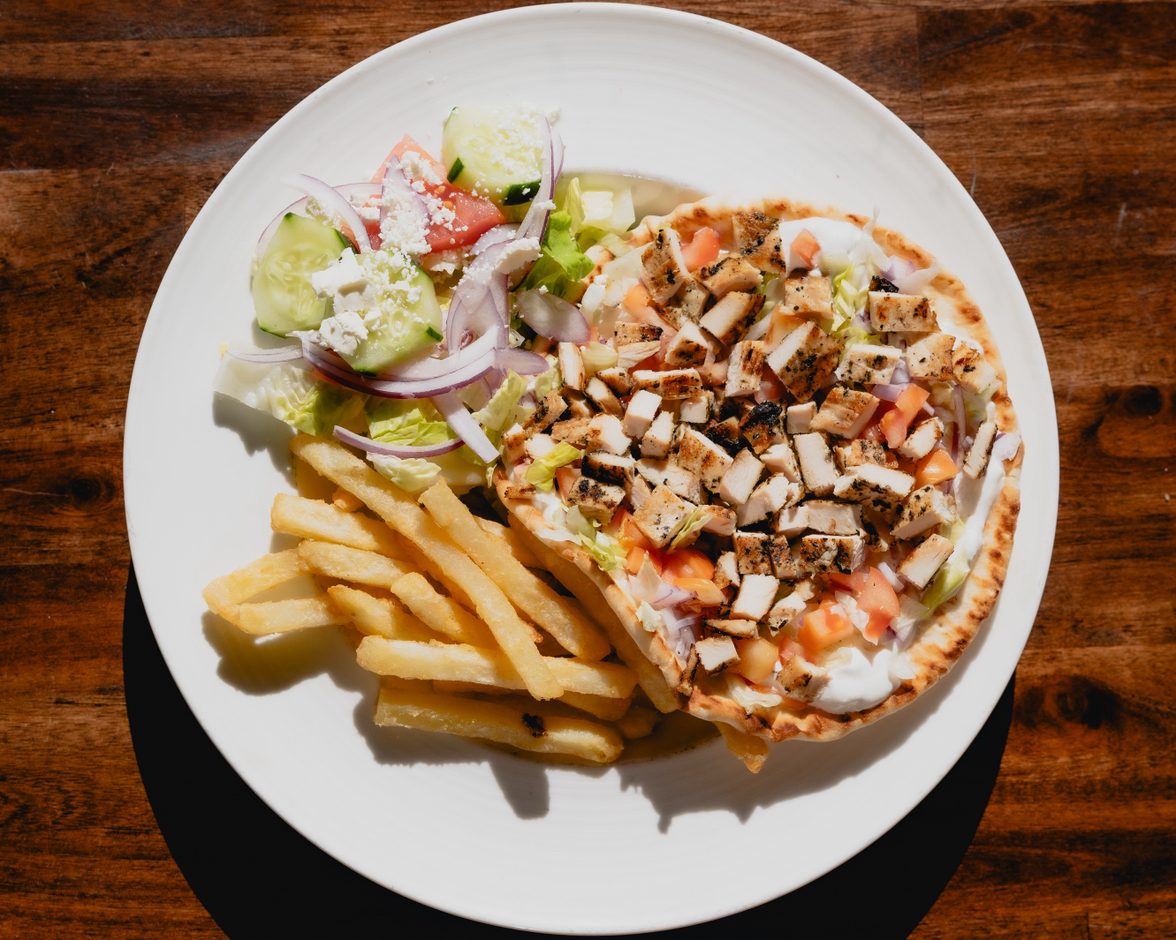 Chicken Gyro Platter.