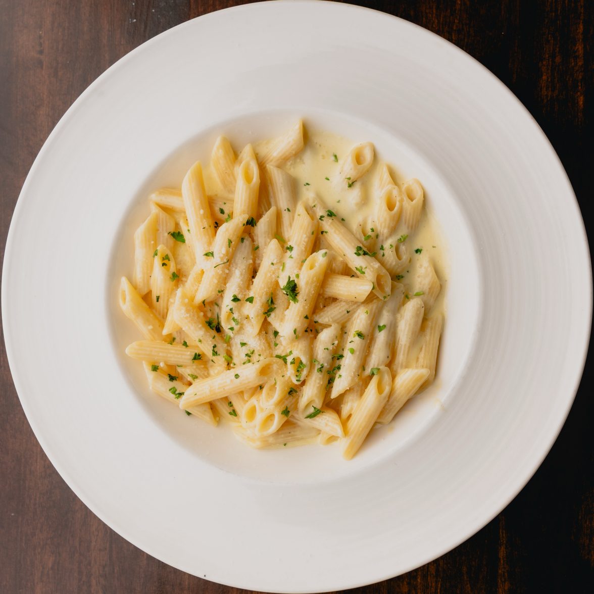 Pasta Alfredo.