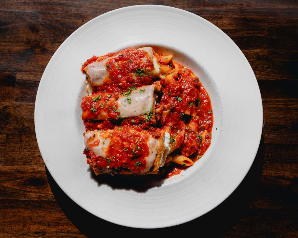 Eggplant Rollatini Entrée.