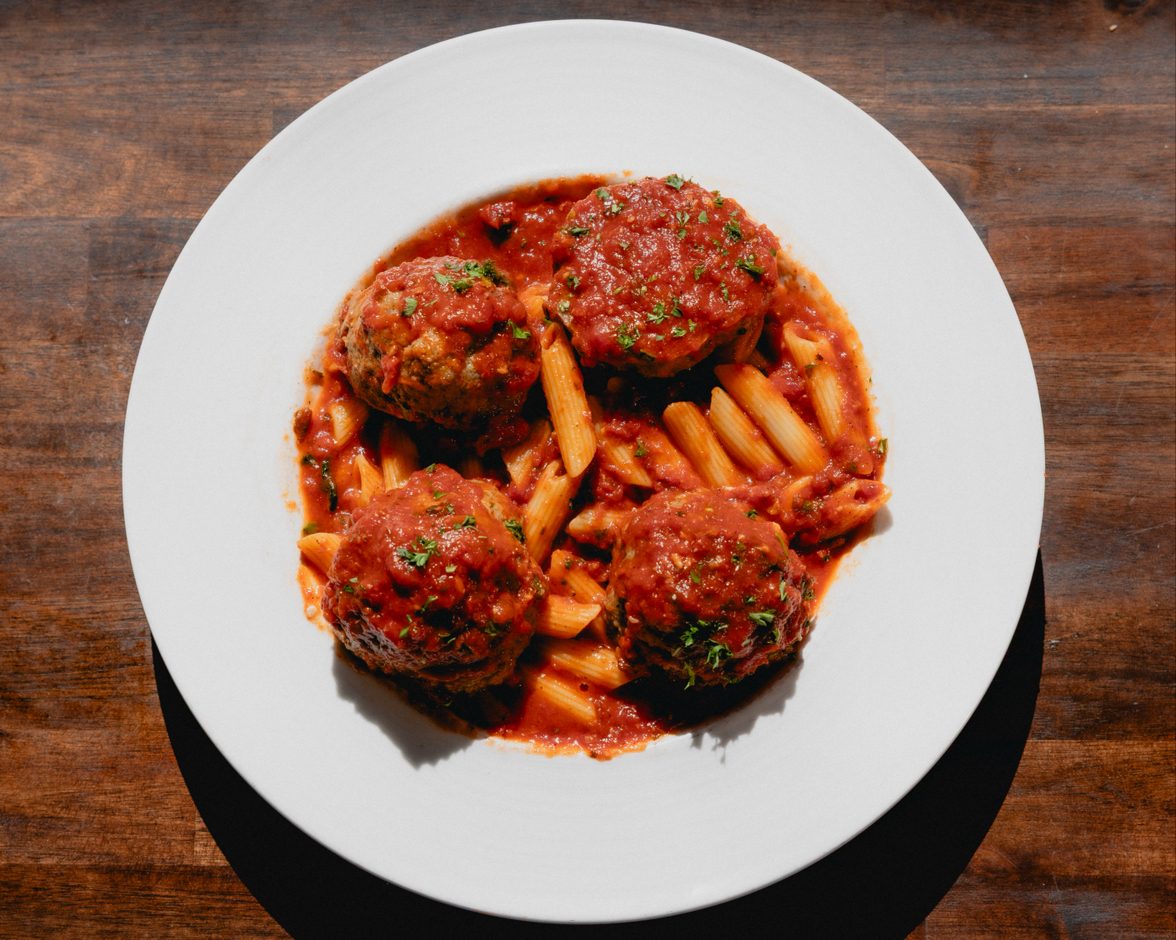 Pasta with Meatballs.