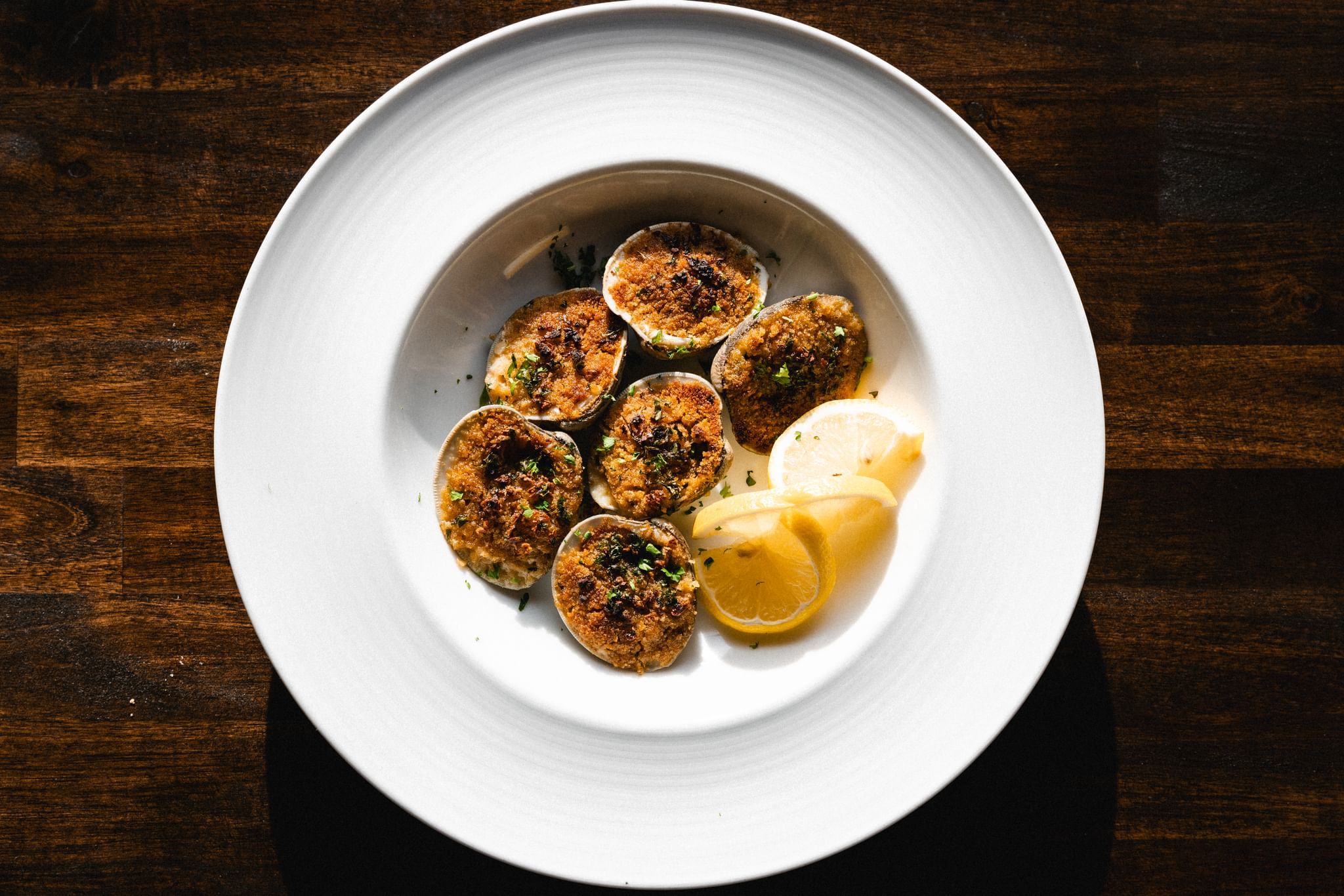 Baked Clams.