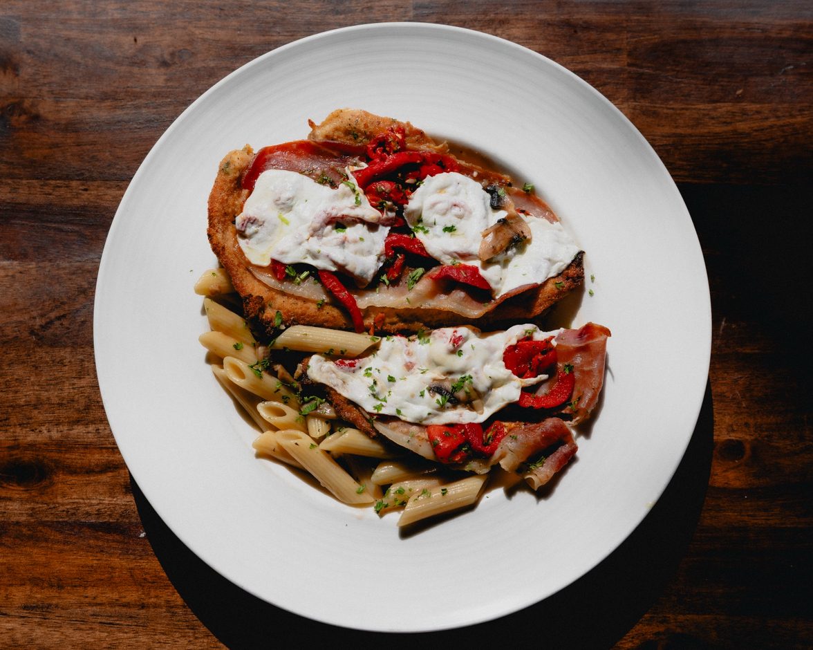 Brick Oven Chicken Entrée.
