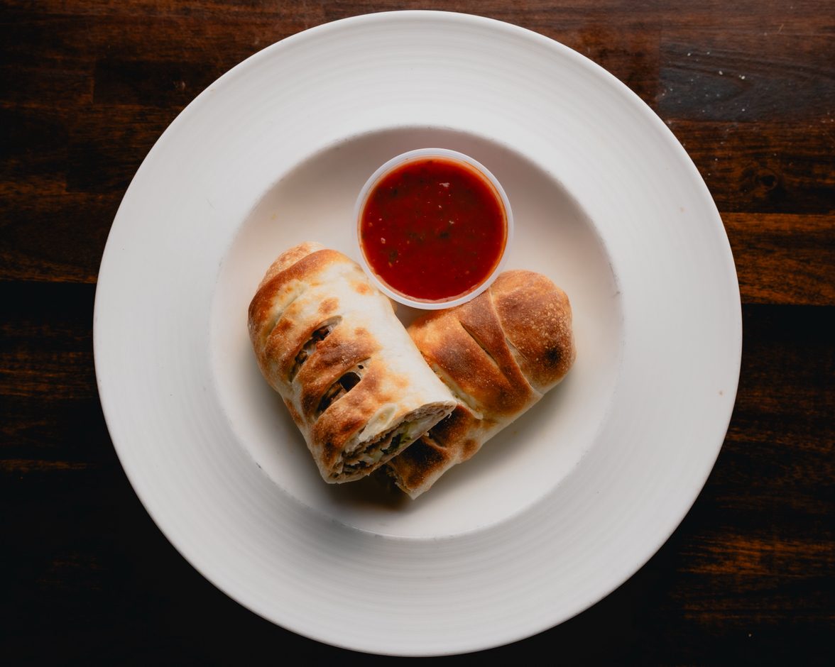 Sausage Pepper & Onion Roll.