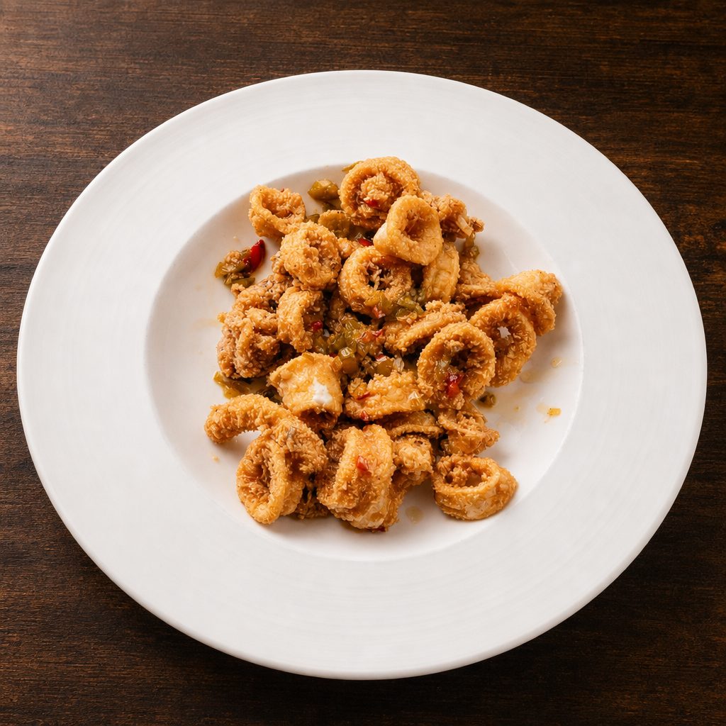 Sweet & Spicy Calamari.