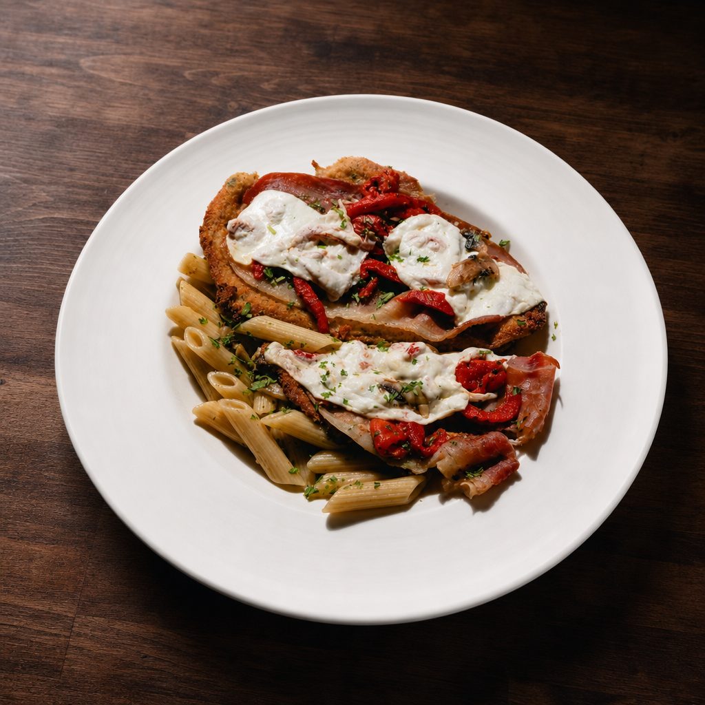 Brick Oven Chicken Entrée.