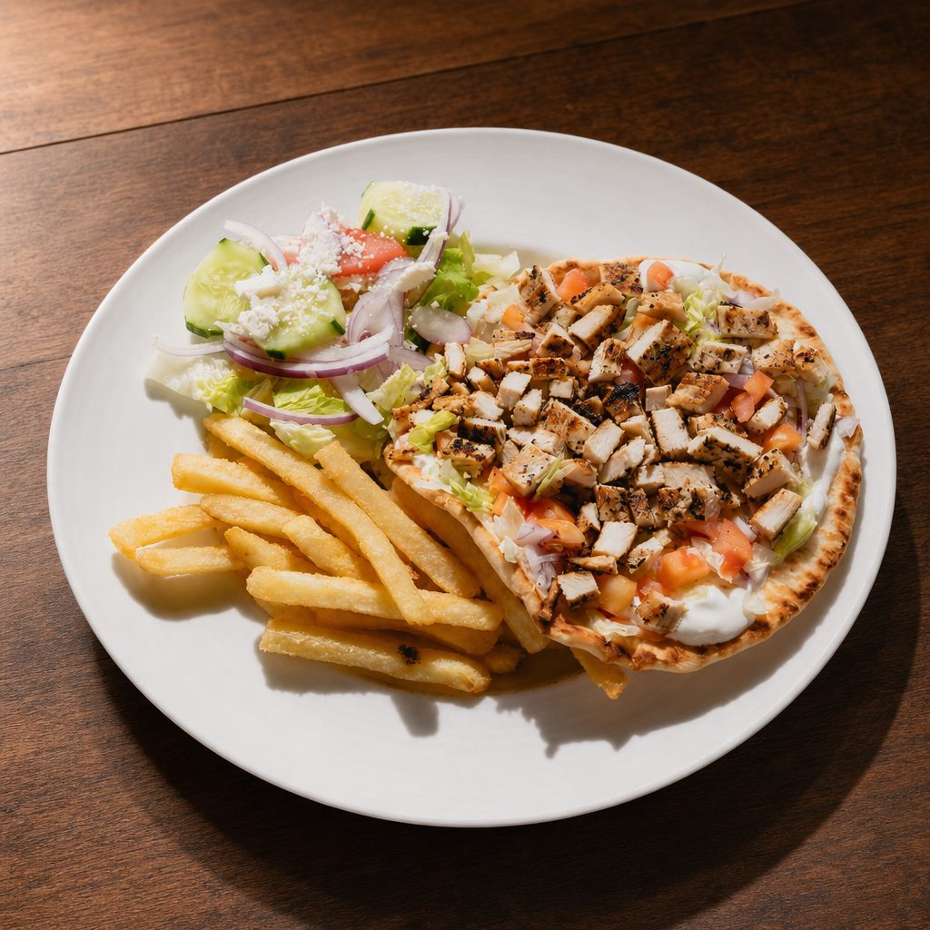 Chicken Gyro Platter.