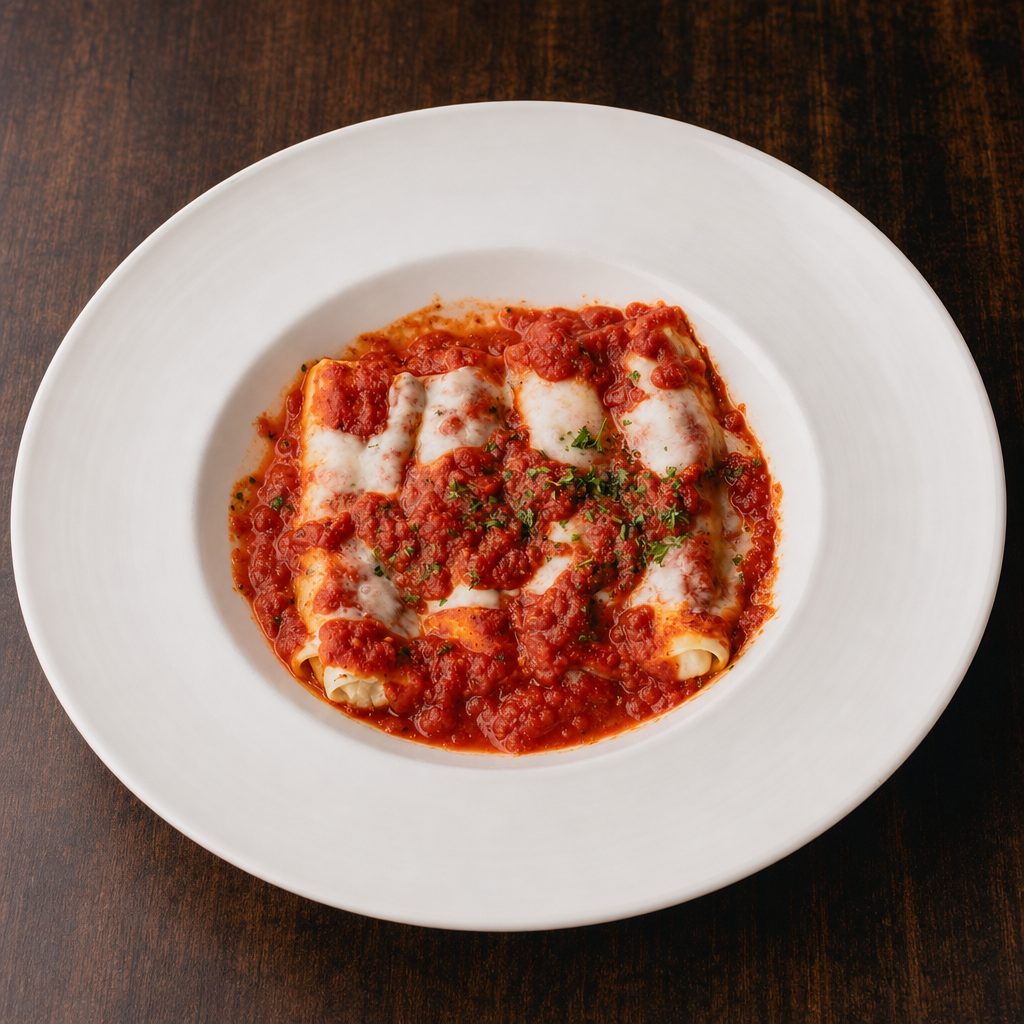 Manicotti.