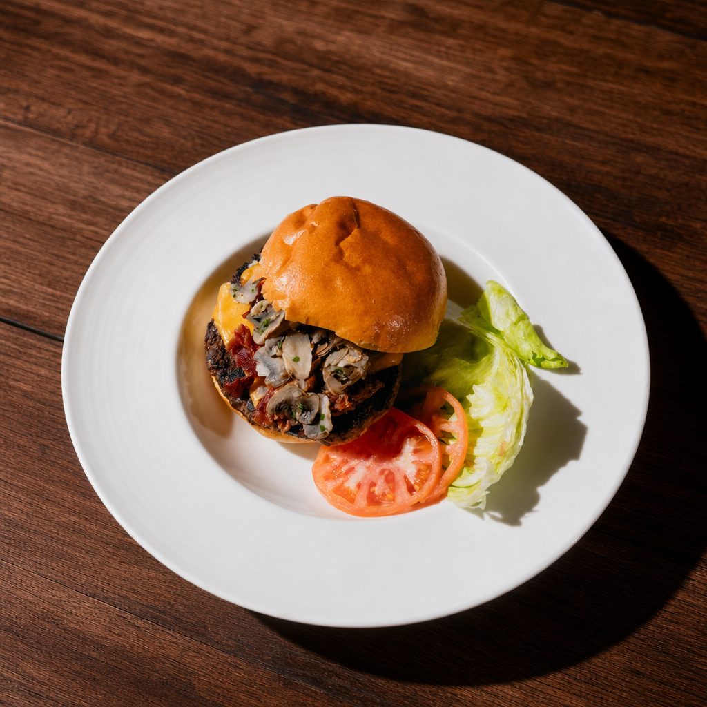 Napoli Cheeseburger.