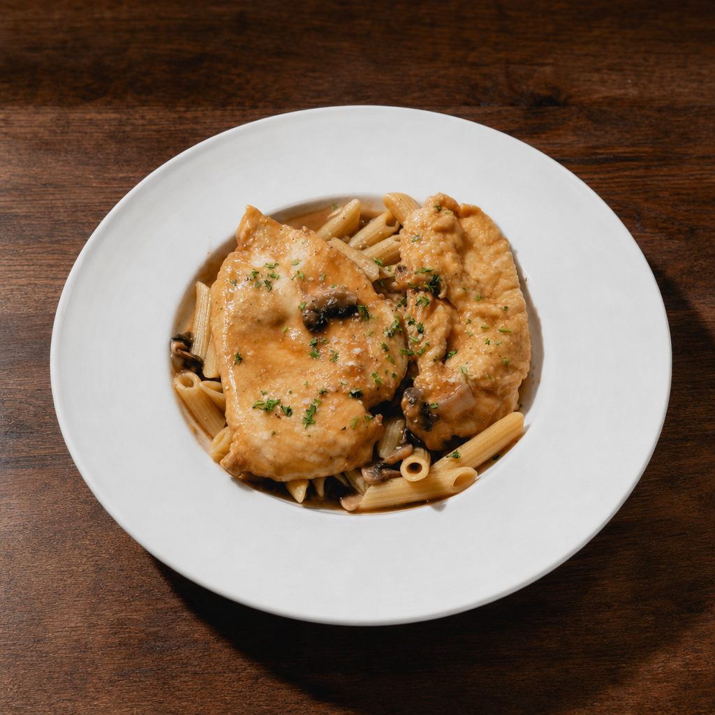 Chicken Marsala Entrée.