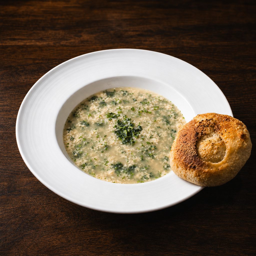 Stracciatella Soup.