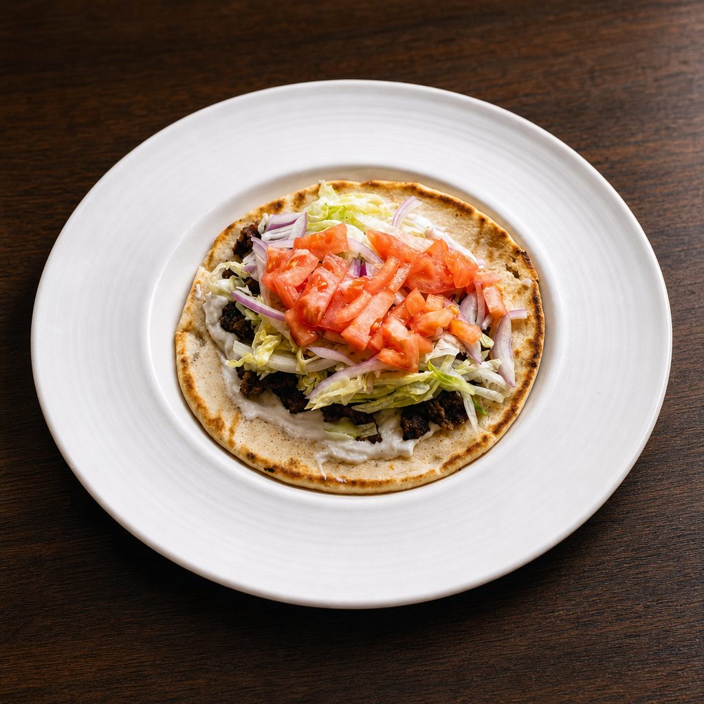 Beef Gyro Sandwich.
