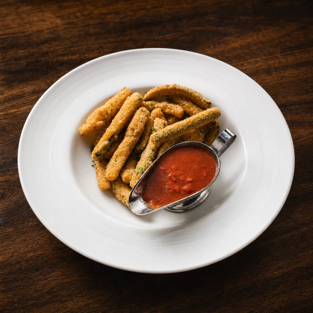 Fried Zucchini Sticks.