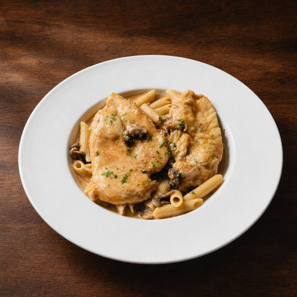 Veal Marsala Entrée.
