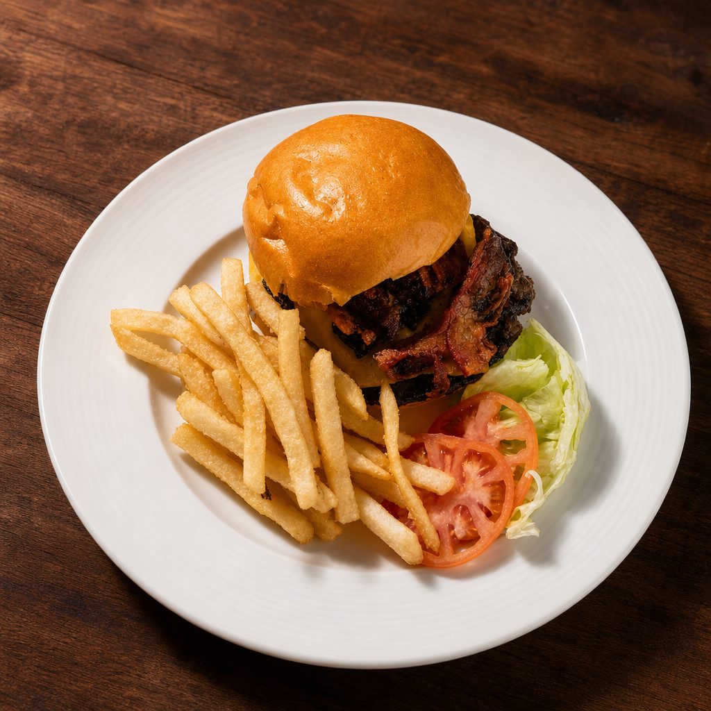 Bacon Cheeseburger Deluxe.