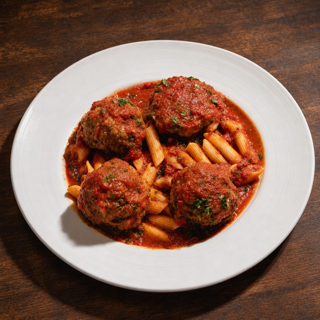 Pasta with Meatballs.