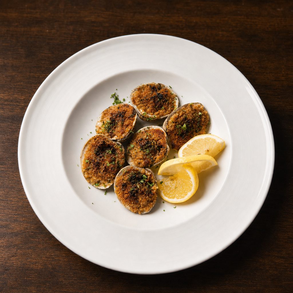 Baked Clams.