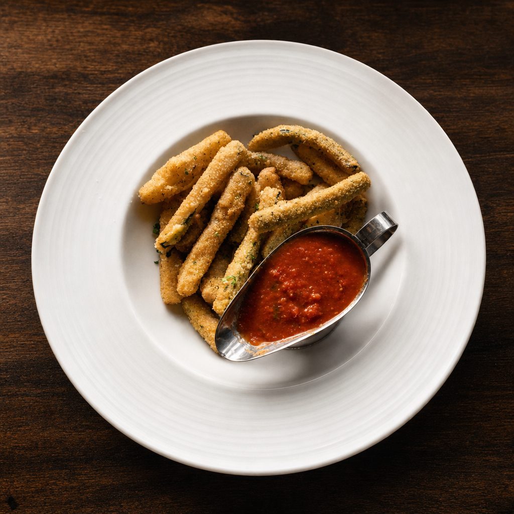 Fried Zucchini Sticks.
