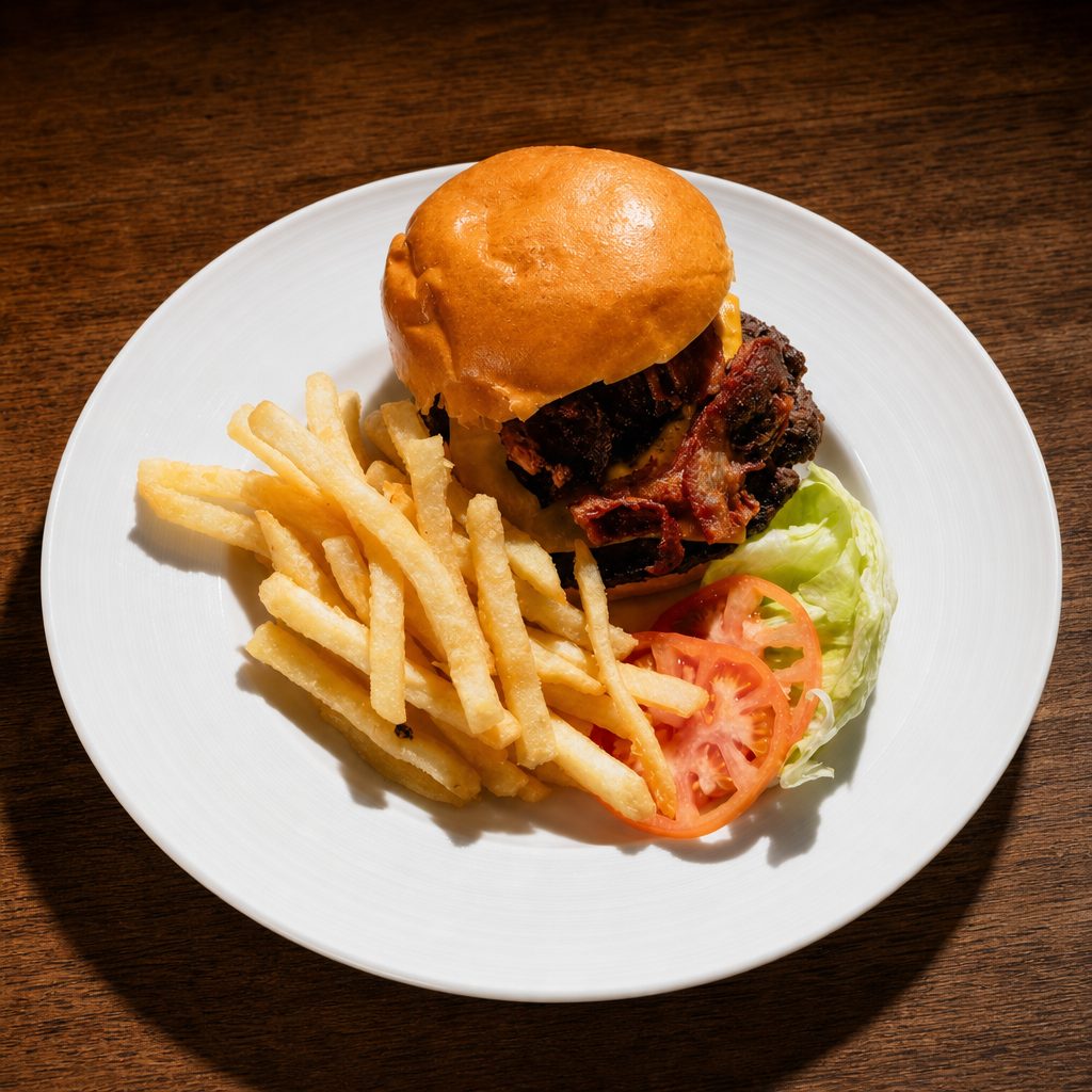 Bacon Cheeseburger Deluxe.