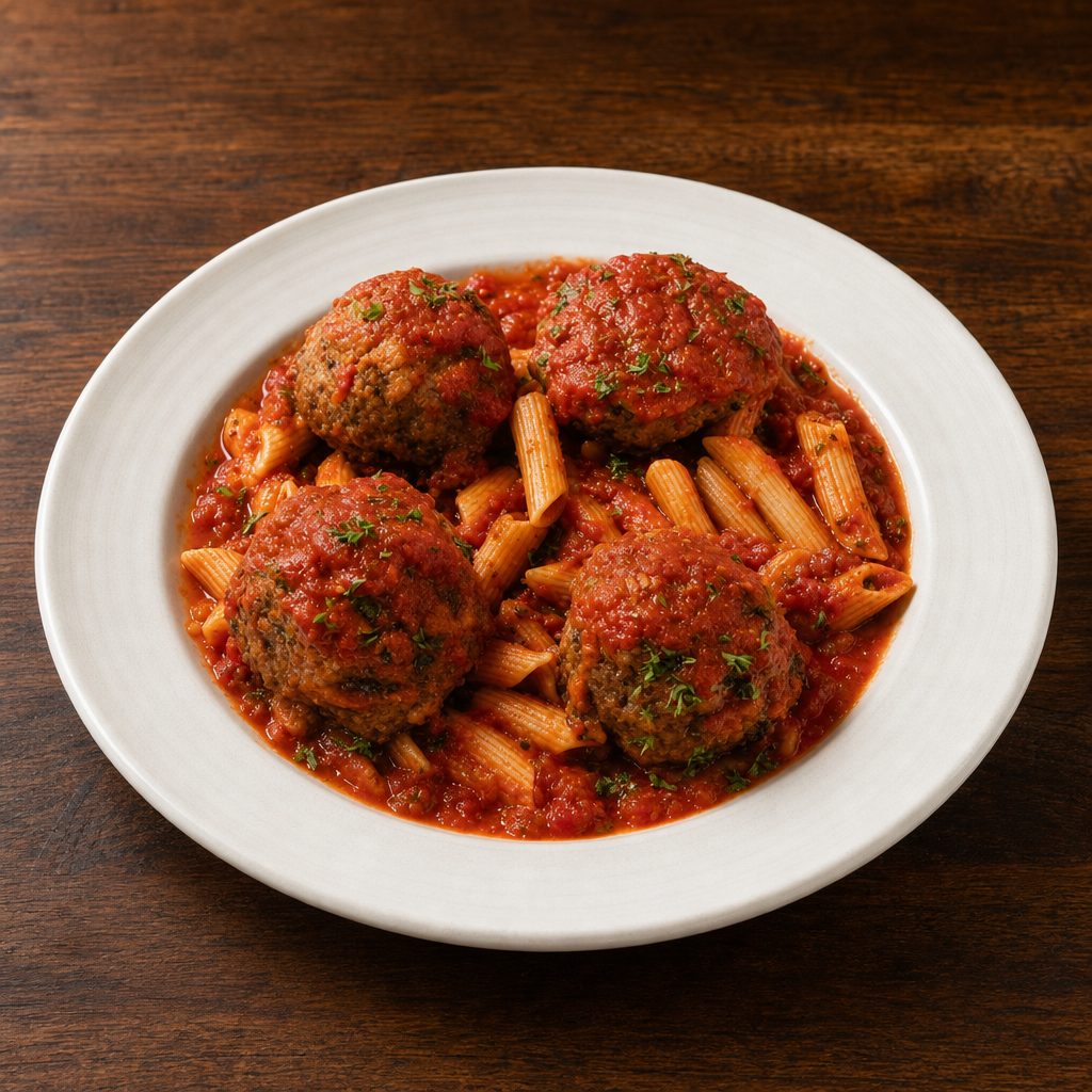 Pasta with Meatballs.