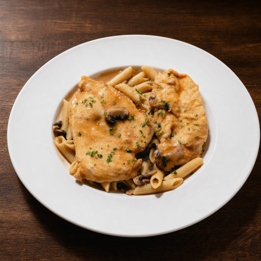 Chicken Marsala Entrée.