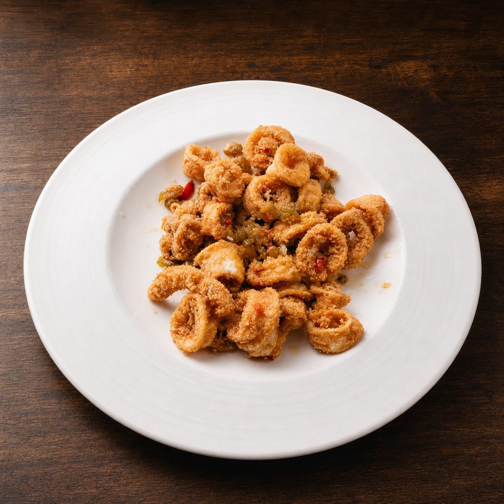 Sweet & Spicy Calamari.