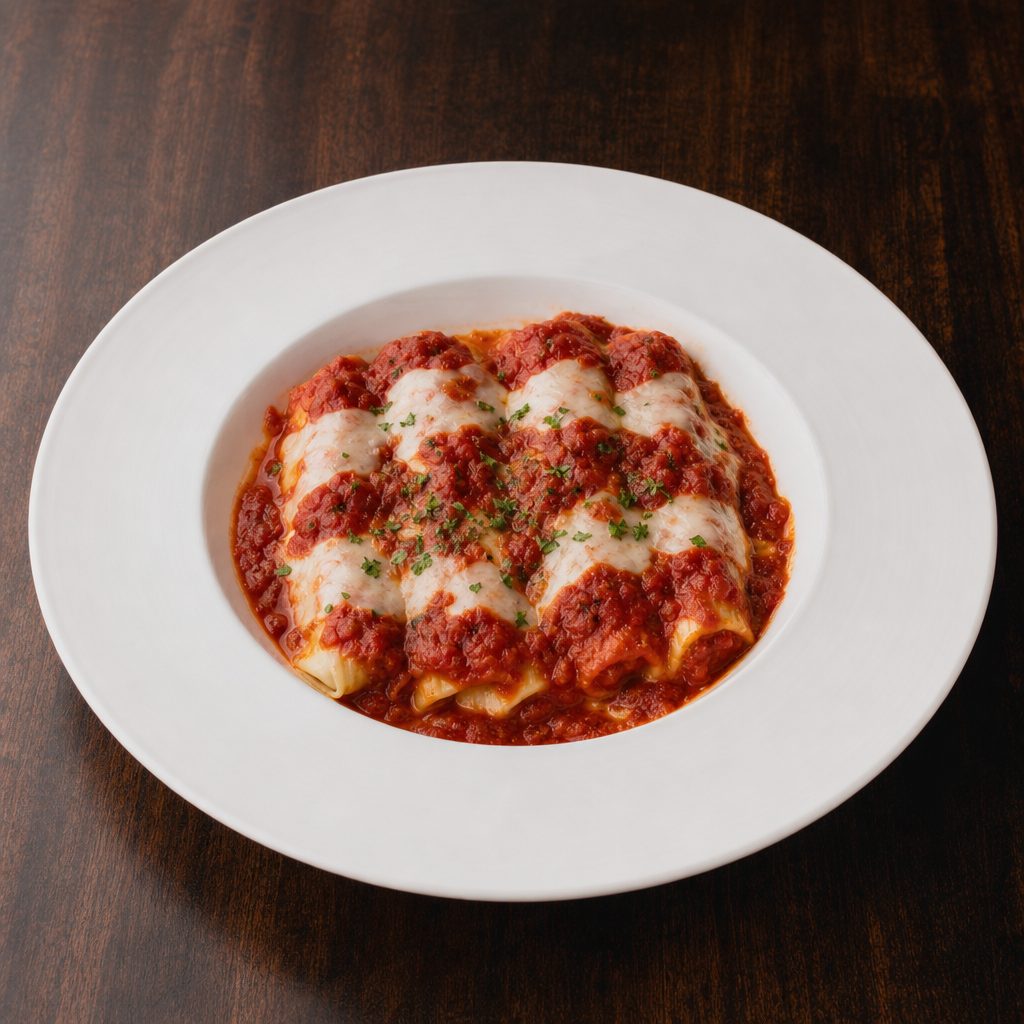 Manicotti.